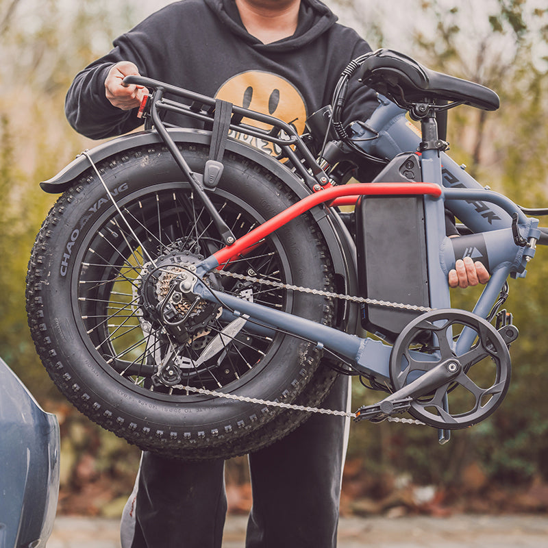 HiPEAK BONA 750 W 48V 15Ah Step-Over Fat Tire Folding Electric Bike