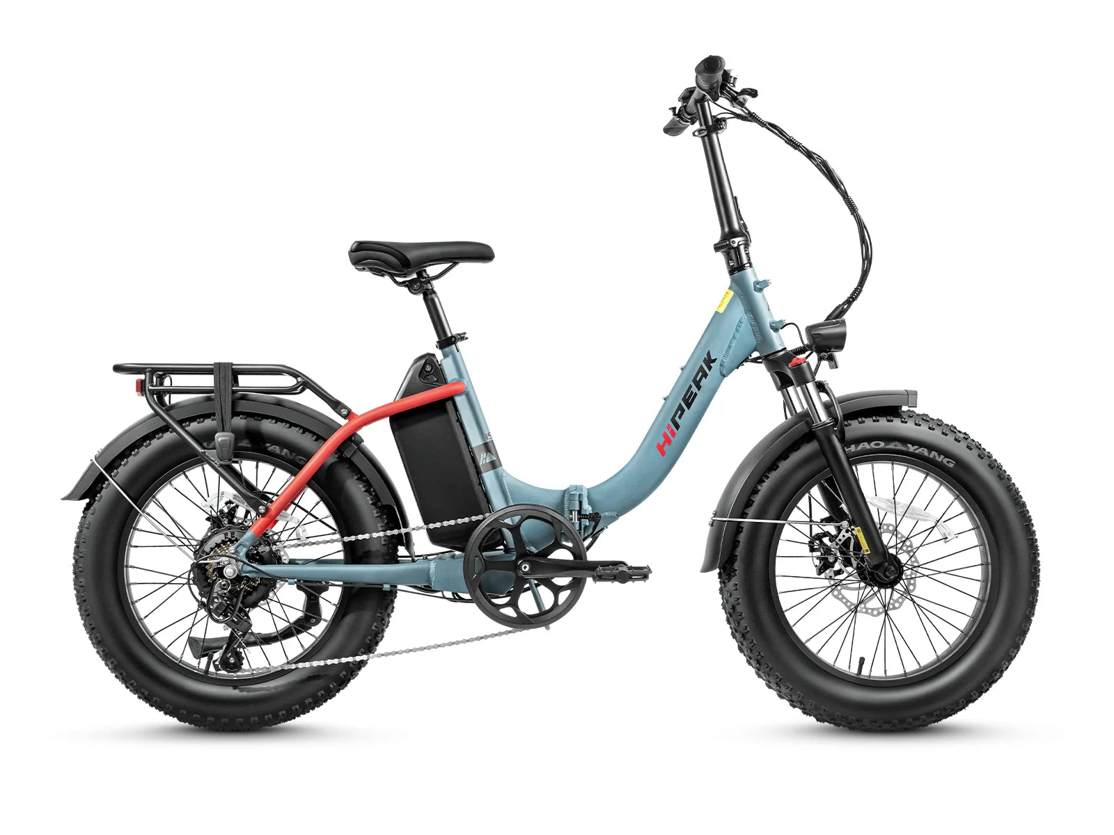 HiPEAK ELIAS 750 W Folding Step-Thru Fat Tire Electric Bike